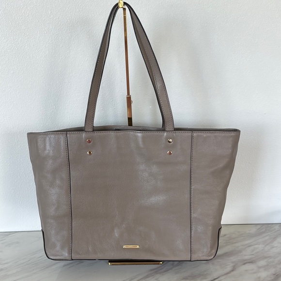 Rebecca Minkoff Taupe Structured Tote - Picture 3 of 13